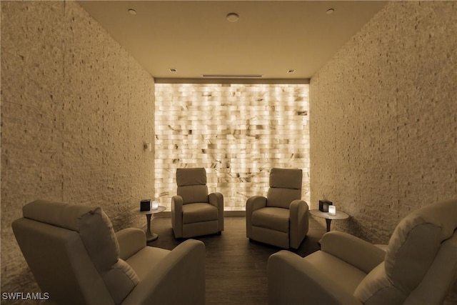 6632 Glen Arbor Way, Naples, FL 34119 - cinema room with wood finished floors