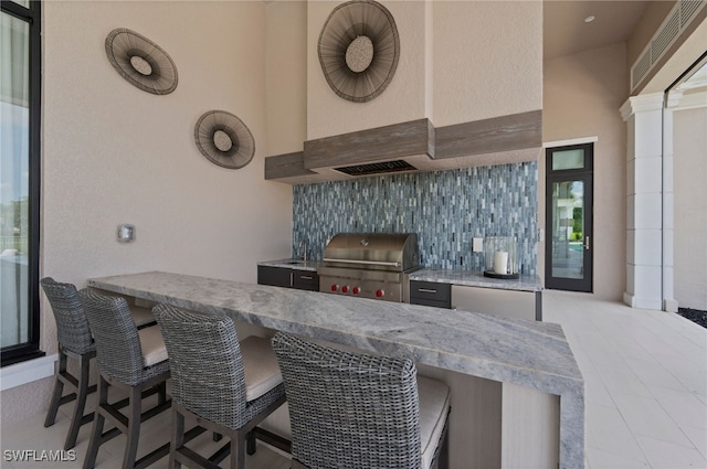 4297 Deephaven Ln, Naples, FL 34119 - view of patio / terrace featuring area for grilling