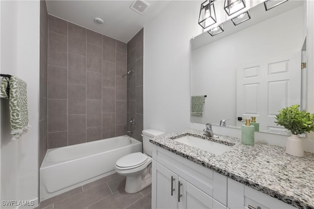 2429/2431 Lola Ave S, Lehigh Acres, FL 33973 - full bath with vanity, tile patterned floors, and shower / washtub combination