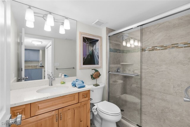 919 Huron Ct Unit B203, Marco Island, FL 34145 - full bath featuring vanity and a shower stall