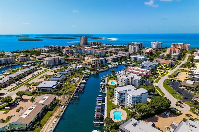 919 Huron Ct Unit B203, Marco Island, FL 34145 - view of urban area with a nearby body of water