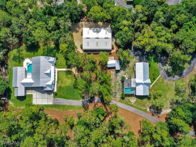 3475 3rd Ave SW, Naples, FL 34117 - drone / aerial view of a pool area