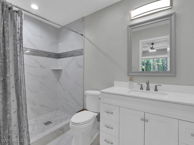 3475 3rd Ave SW, Naples, FL 34117 - bathroom featuring vanity and a tile shower