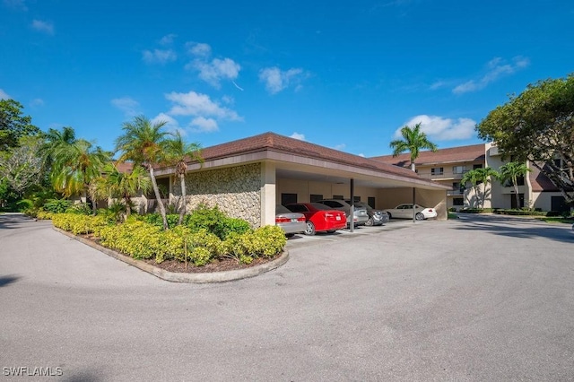 415 Augusta Blvd Unit 310, Naples, FL 34113 - view of covered parking lot
