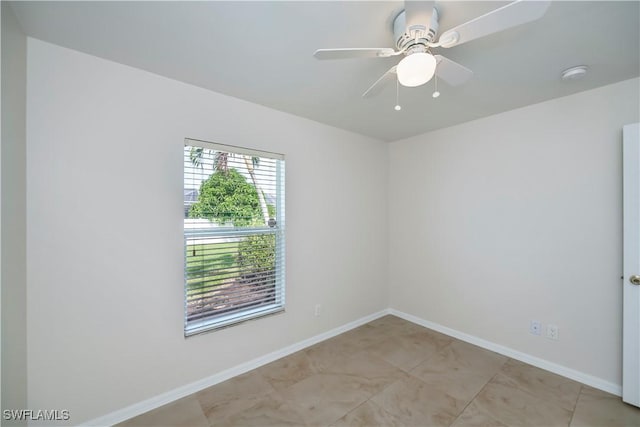 806 SW 4th Ave, Cape Coral, FL 33991 - empty room featuring a smoke detector and a ceiling fan