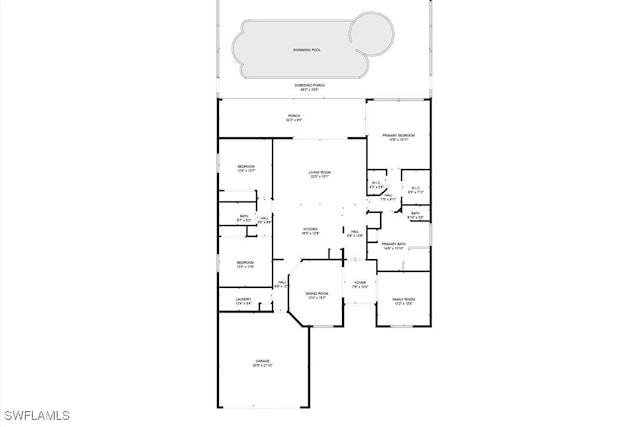 3260 Magnolia Landing Ln, North Fort Myers, FL 33917 - view of floor plan / room layout