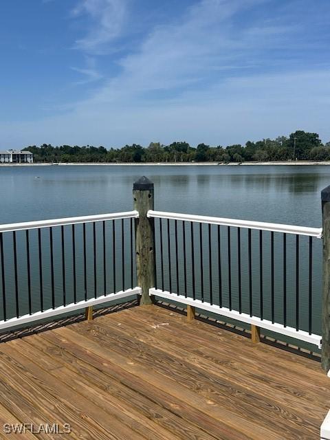 9950 Sailview Ct Unit 12, Fort Myers, FL 33905 - wooden deck featuring a water view
