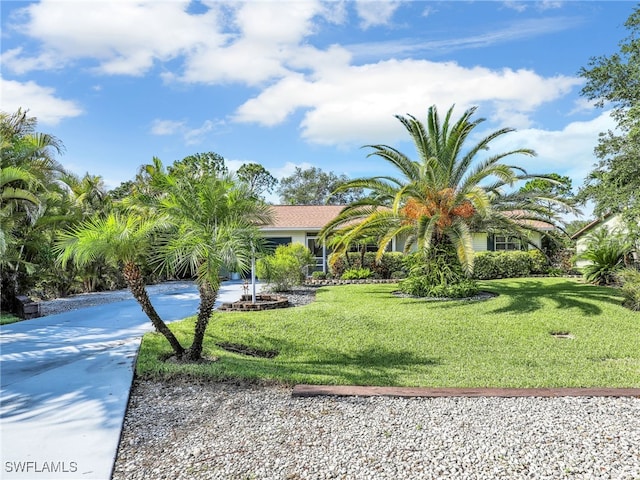 11810 Imperial Pines Way, Bonita Springs, FL 34135 - view of front of home with a front lawn and concrete driveway