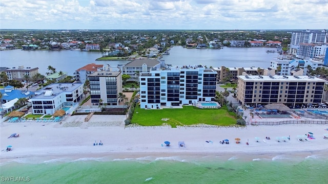 9375 Gulf Shore Dr Unit 402, Naples, FL 34108 - aerial view of unending shoreline