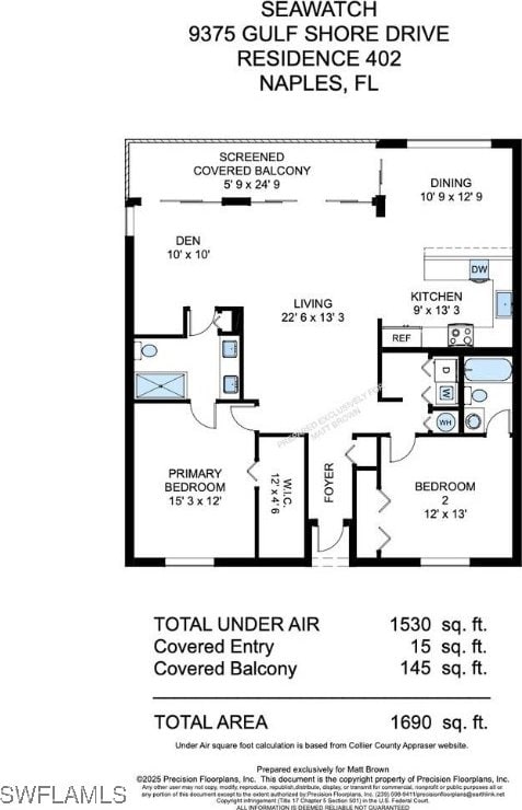 9375 Gulf Shore Dr Unit 402, Naples, FL 34108 - view of room layout