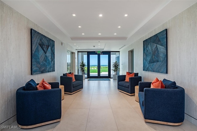 9375 Gulf Shore Dr Unit 402, Naples, FL 34108 - community lobby featuring recessed lighting