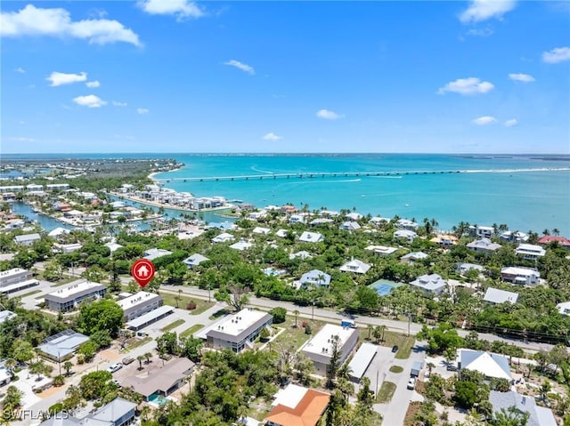 601 Periwinkle Way Unit D1, Sanibel, FL 33957 - aerial view of a large body of water