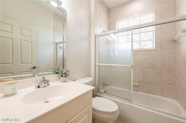 6325 Wilshire Pines Cir Unit 3, Naples, FL 34109 - full bath with vanity and shower / bath combination with glass door