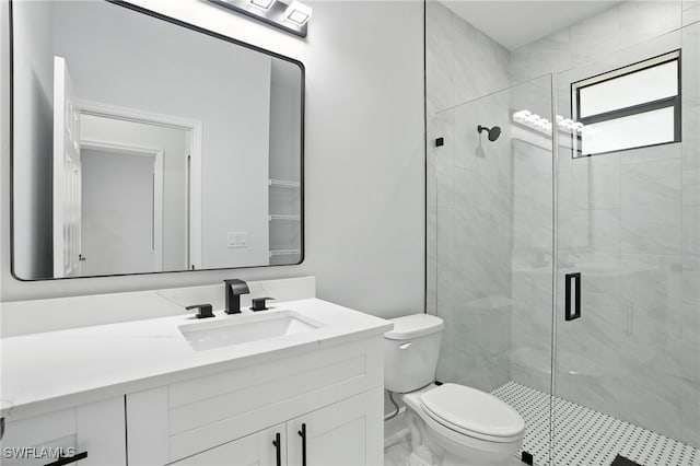 1002 E 17th St, Lehigh Acres, FL 33972 - full bath featuring vanity and a stall shower