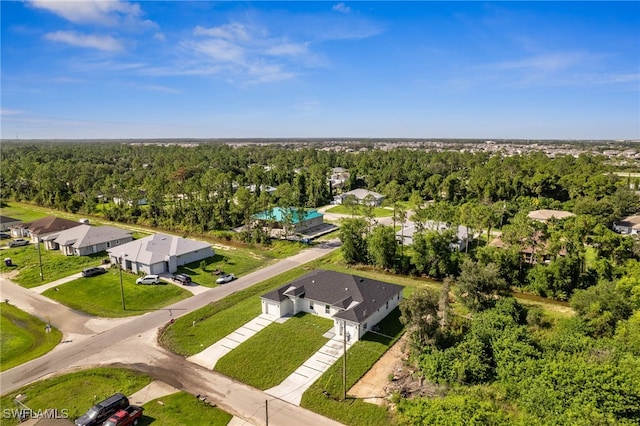 2401-2403 Quentin Ave S, Lehigh Acres, FL 33973 - aerial perspective of suburban area