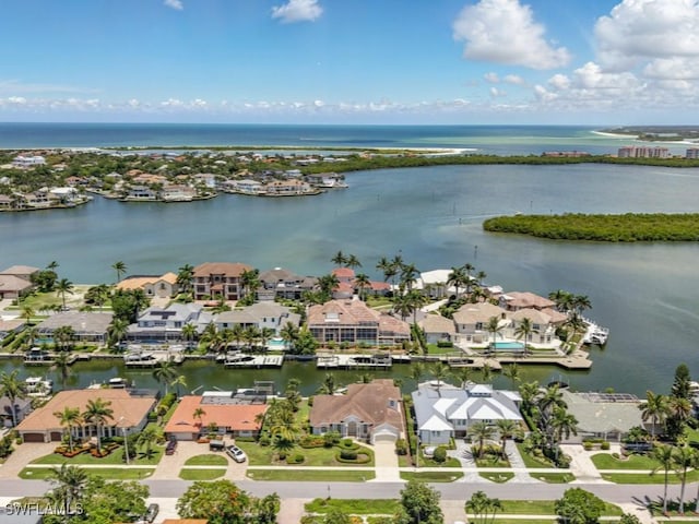 504 Tigertail Ct, Marco Island, FL 34145 - aerial perspective of suburban area featuring a large body of water