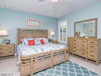 27329 Jolly Roger Ln, Bonita Springs, FL 34135 - bedroom with a ceiling fan