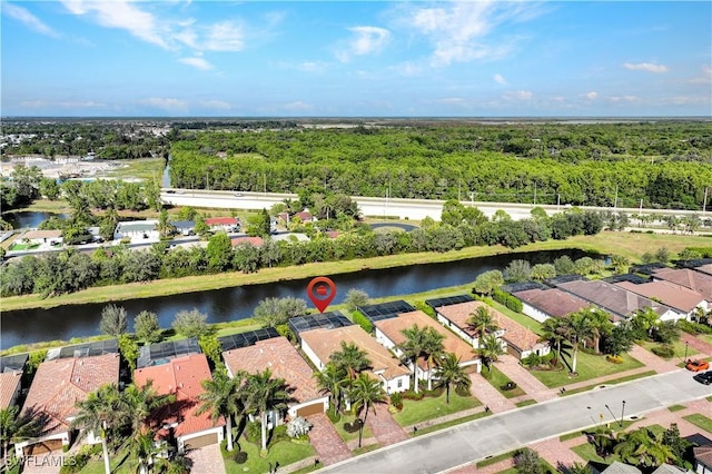 2786 Aviamar Cir, Naples, FL 34114 - aerial view of property's location featuring nearby suburban area and a nearby body of water