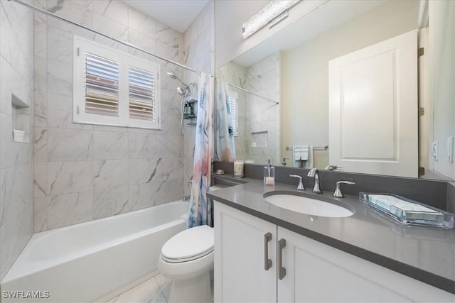 28646 Lobos Cir, Bonita Springs, FL 34135 - bathroom featuring shower / tub combo and vanity