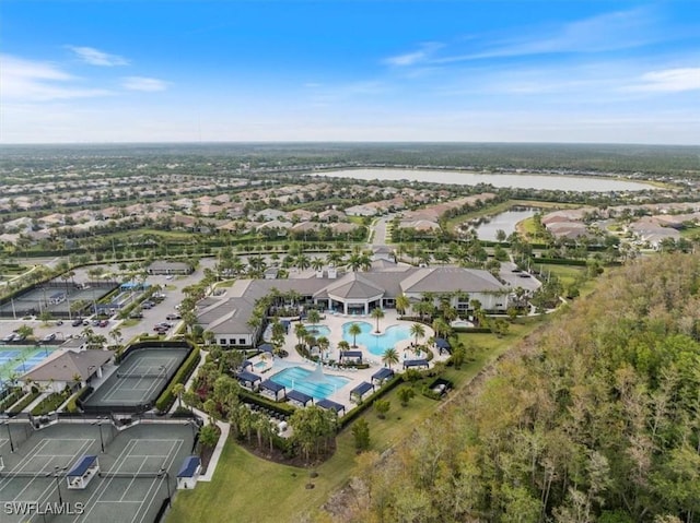 28646 Lobos Cir, Bonita Springs, FL 34135 - aerial view of property's location with a nearby body of water and nearby suburban area