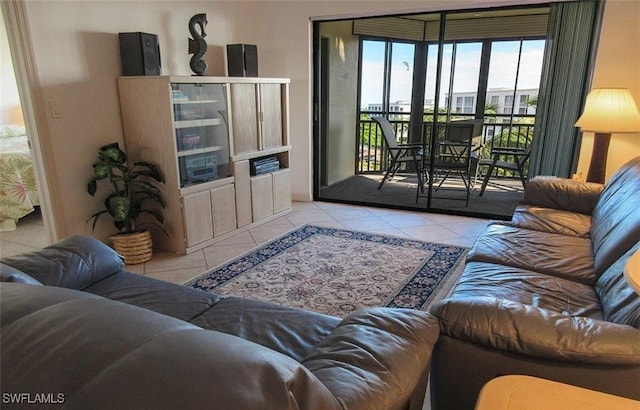 4265 Bay Beach Ln Unit 524, Fort Myers Beach, FL 33931 - living room with light tile patterned floors