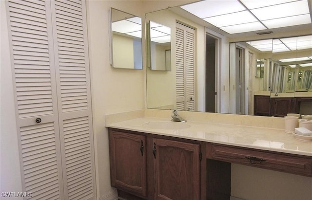 4265 Bay Beach Ln Unit 524, Fort Myers Beach, FL 33931 - bathroom featuring a closet and vanity