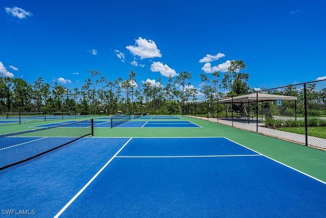 20050 Fiddlewood Ave, North Fort Myers, FL 33917 - view of tennis court featuring community basketball court