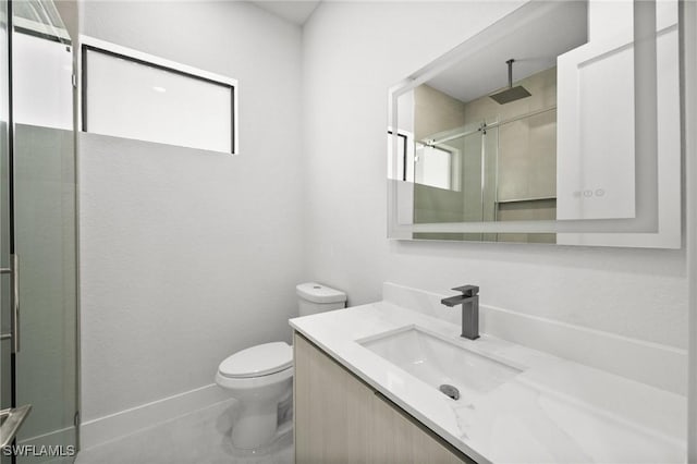 4211 12th Ave NE, Naples, FL 34120 - full bath featuring vanity and a shower with door