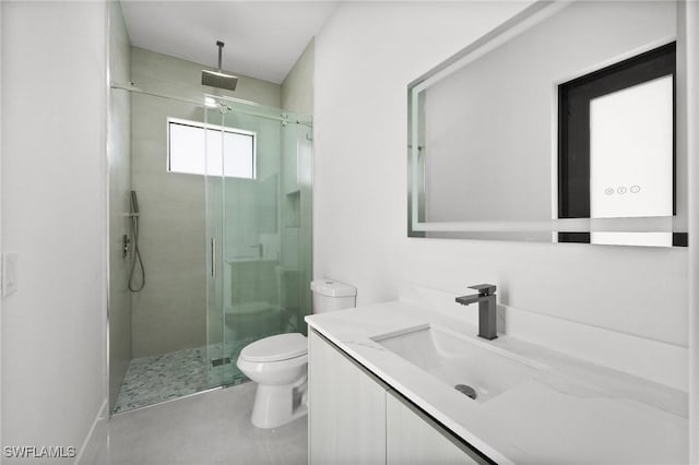 4211 12th Ave NE, Naples, FL 34120 - bathroom featuring vanity and a shower stall