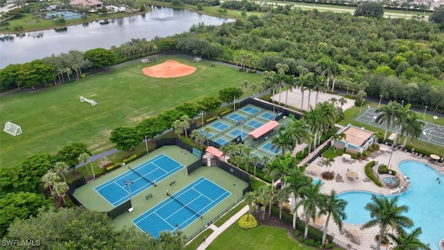 20010 Barletta Ln Unit 612, Estero, FL 33928 - aerial view of a nearby body of water and a pool