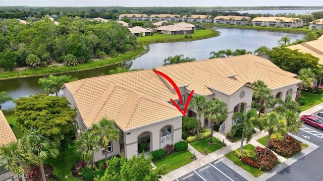 20010 Barletta Ln Unit 612, Estero, FL 33928 - aerial view of residential area featuring a large body of water