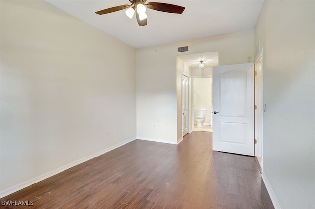20010 Barletta Ln Unit 612, Estero, FL 33928 - spare room with a ceiling fan and dark wood-style floors