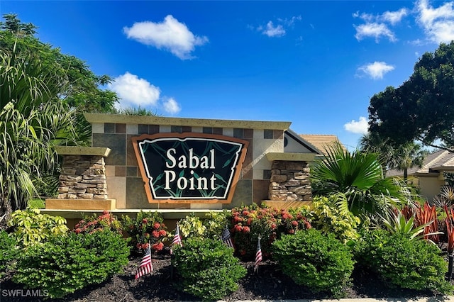 13461 Sabal Pointe Dr, Fort Myers, FL 33905 - view of community sign
