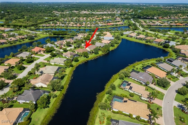 13461 Sabal Pointe Dr, Fort Myers, FL 33905 - aerial overview of property's location with nearby suburban area and a nearby body of water