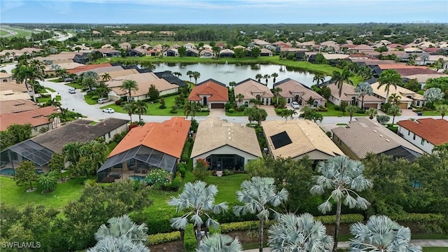 23484 Sanabria Loop, Bonita Springs, FL 34135 - aerial perspective of suburban area with a nearby body of water