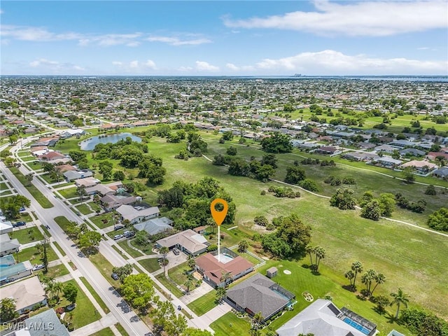 3823 Palm Tree Blvd, Cape Coral, FL 33904 - aerial perspective of suburban area with a nearby body of water