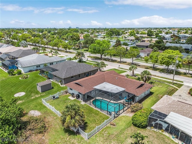 3823 Palm Tree Blvd, Cape Coral, FL 33904 - aerial perspective of suburban area featuring a pool
