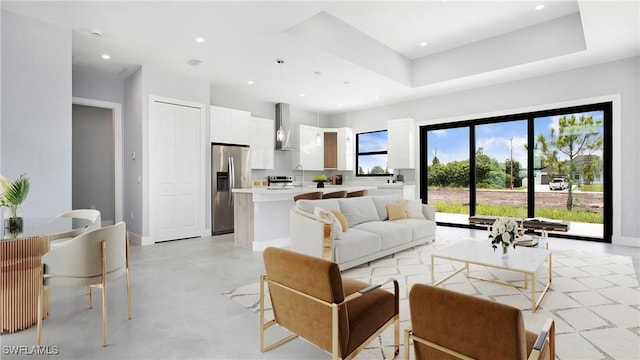 766 Naples Ave S, Lehigh Acres, FL 33974 - living area featuring recessed lighting