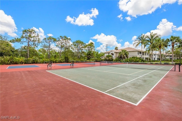 23204 Coconut Shores Dr, Estero, FL 34134 - view of tennis court with community basketball court