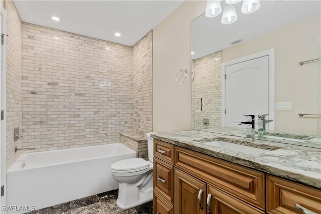1701 Casey Key Dr, Punta Gorda, FL 33950 - full bath featuring vanity and washtub / shower combination