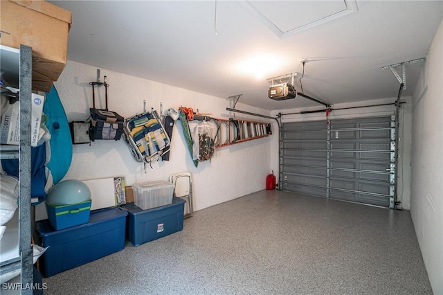 4945 Cougar Ct S Unit 4-202, Naples, FL 34109 - garage featuring a garage door opener