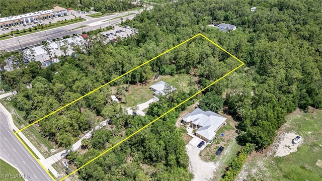 3191 Golden Gate Blvd E, Naples, FL 34120 - aerial view of property's location featuring property parcel outlined