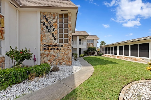 4938 Vincennes St Unit 3, Cape Coral, FL 33904 - view of grassy yard