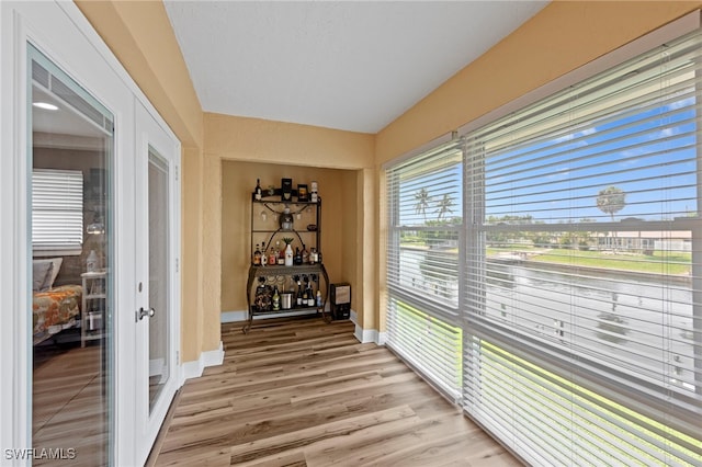 4938 Vincennes St Unit 3, Cape Coral, FL 33904 - sunroom / solarium with a water view and french doors