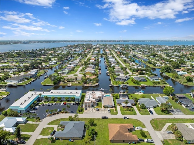 4938 Vincennes St Unit 3, Cape Coral, FL 33904 - aerial view of residential area featuring a large body of water