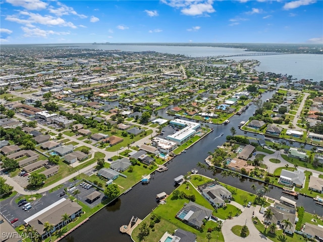 4938 Vincennes St Unit 3, Cape Coral, FL 33904 - aerial view of property and surrounding area with nearby suburban area