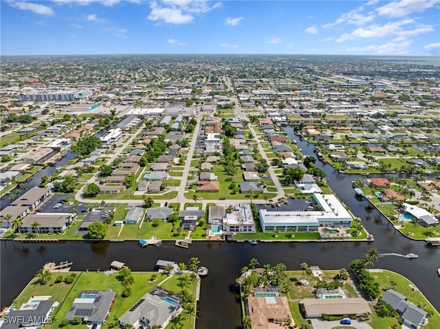 4938 Vincennes St Unit 3, Cape Coral, FL 33904 - aerial view of property's location with nearby suburban area and a large body of water