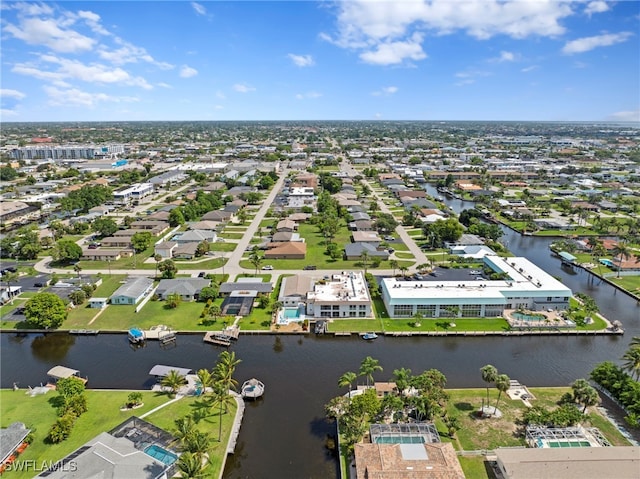 4938 Vincennes St Unit 3, Cape Coral, FL 33904 - aerial perspective of suburban area with a large body of water