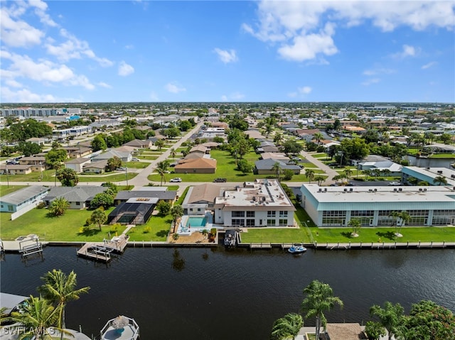 4938 Vincennes St Unit 3, Cape Coral, FL 33904 - aerial perspective of suburban area with a large body of water