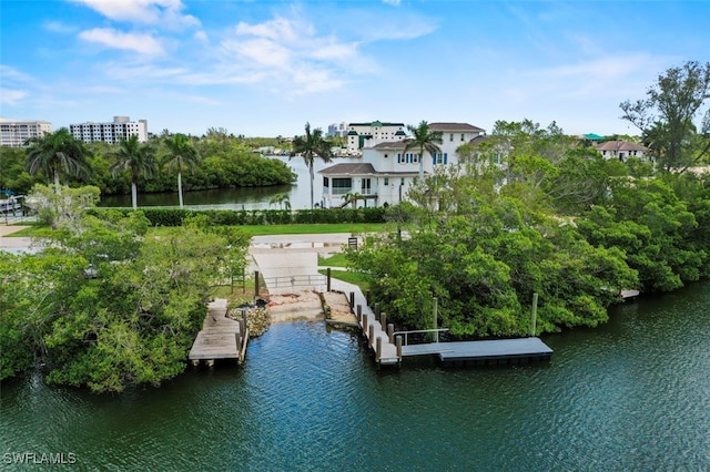 165 4th St, Bonita Springs, FL 34134 - dock with a water view
